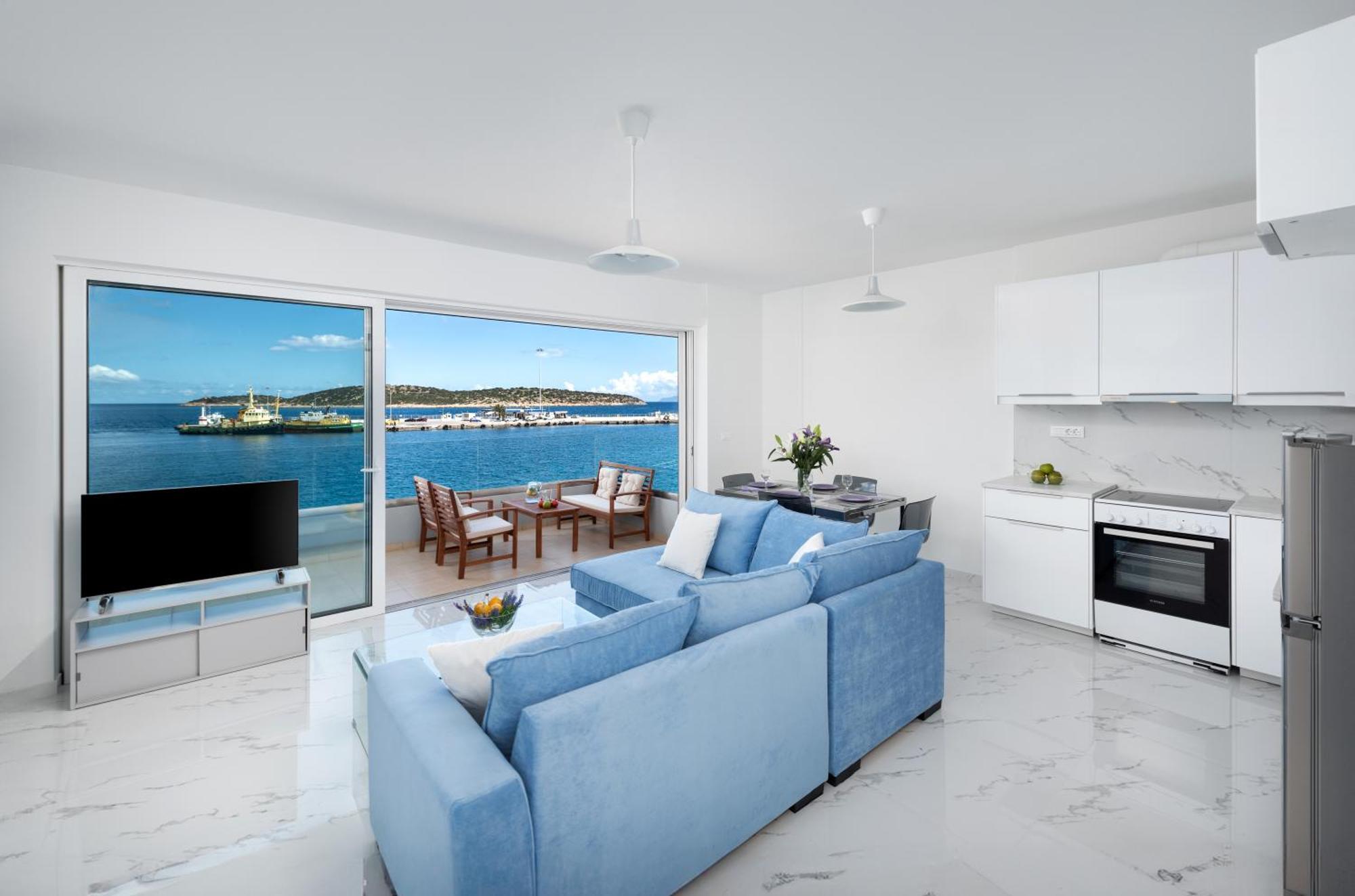 アイオス・ニコラオスSea View Bliss 2Br Agios Getawayアパートメント エクステリア 写真