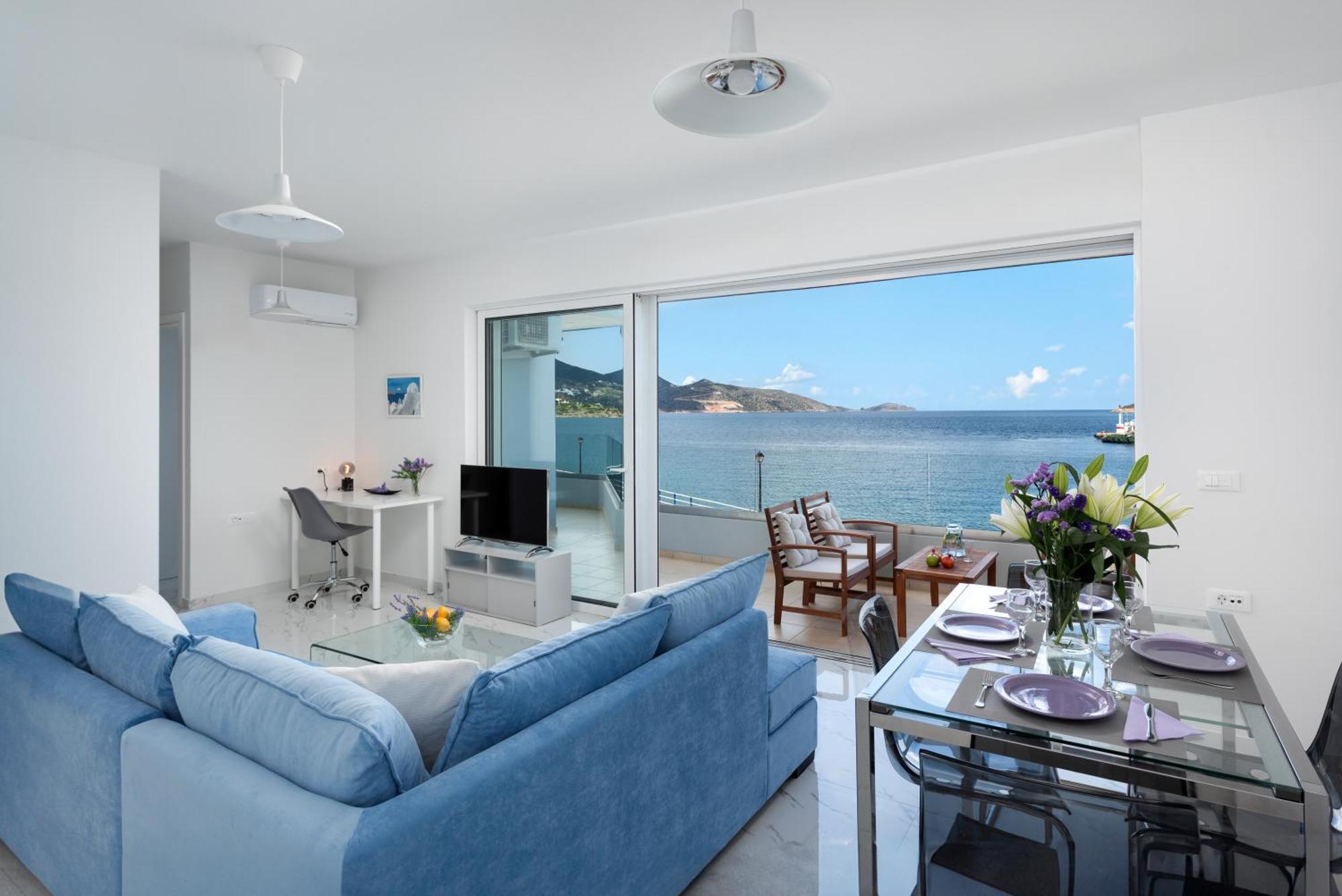 アイオス・ニコラオスSea View Bliss 2Br Agios Getawayアパートメント エクステリア 写真