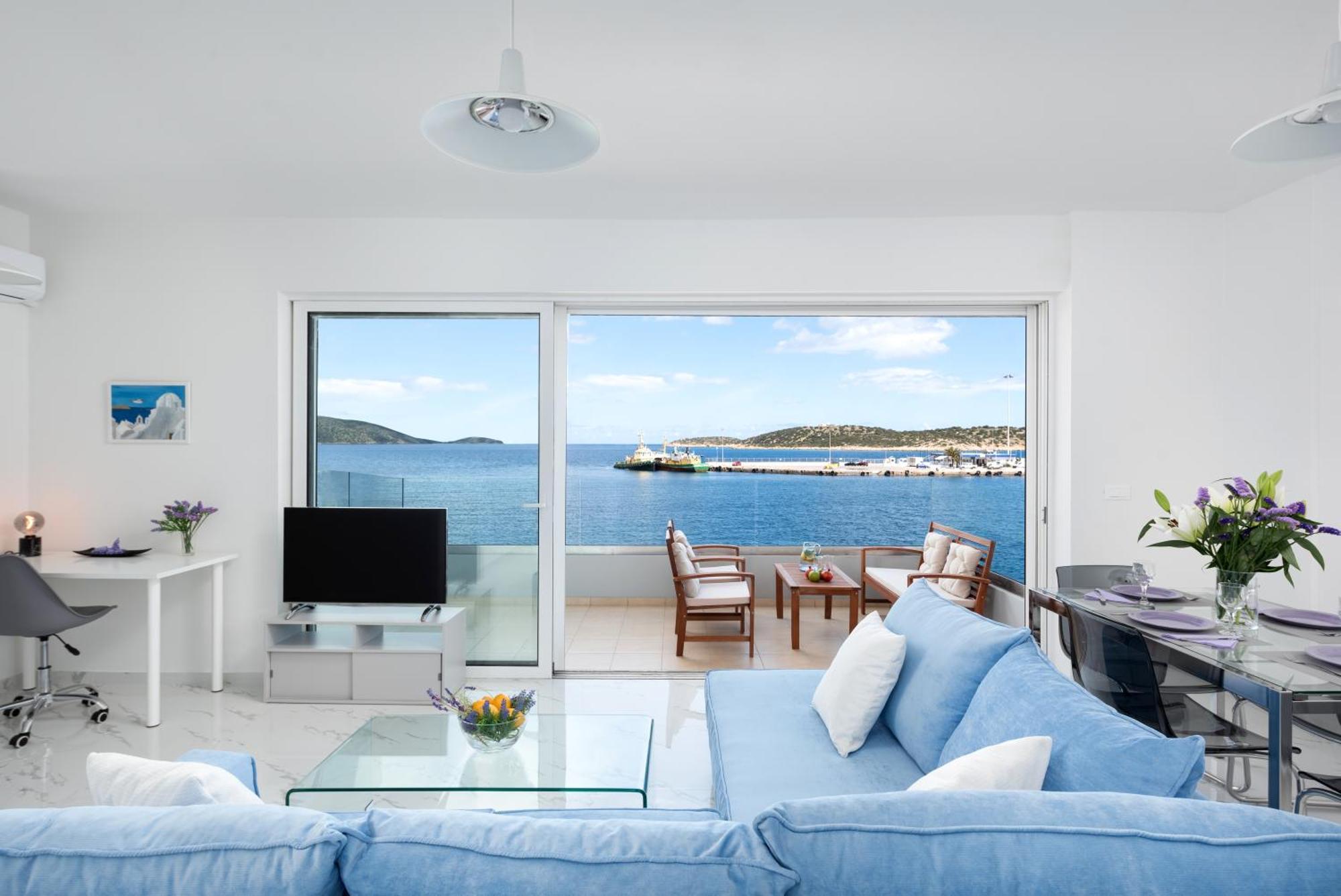 アイオス・ニコラオスSea View Bliss 2Br Agios Getawayアパートメント エクステリア 写真